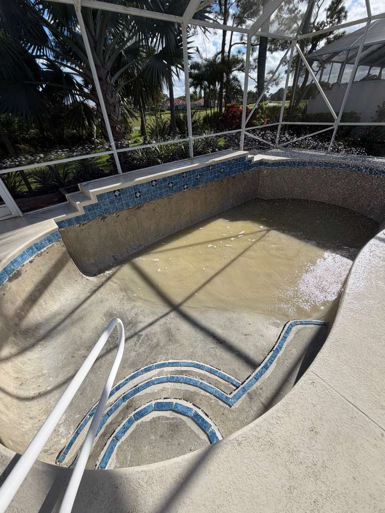 Luxury pool transformation